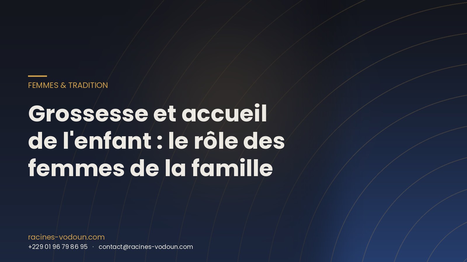 Grossesse et accueil de l'enfant : le rôle des femmes de la famille