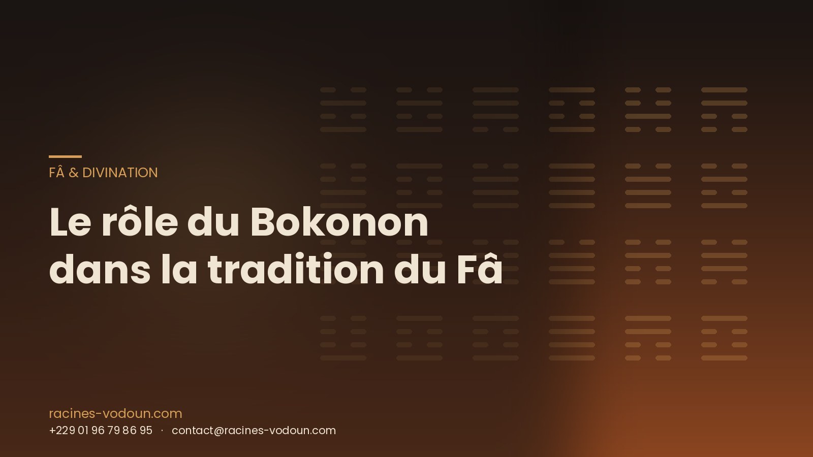 Le rôle du Bokonon dans la tradition du Fâ