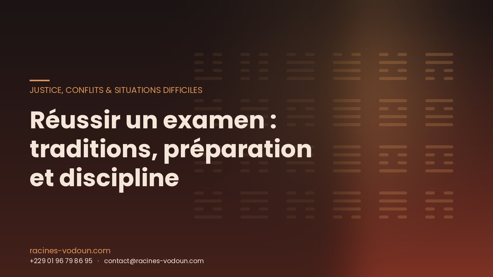 Réussir un examen : traditions, préparation et discipline