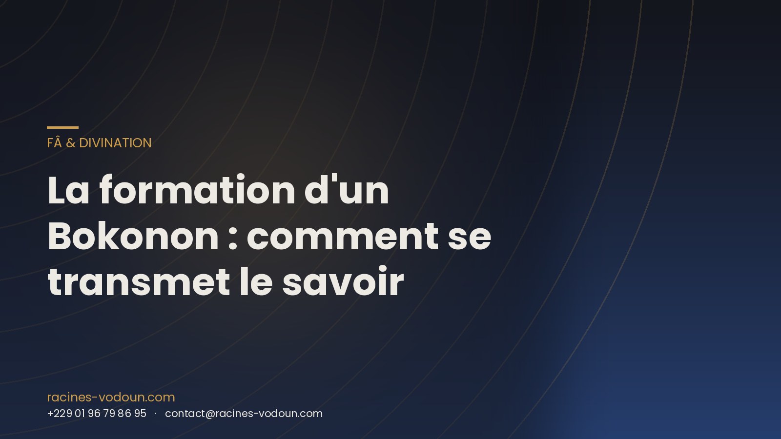 La formation d'un Bokonon : comment se transmet le savoir