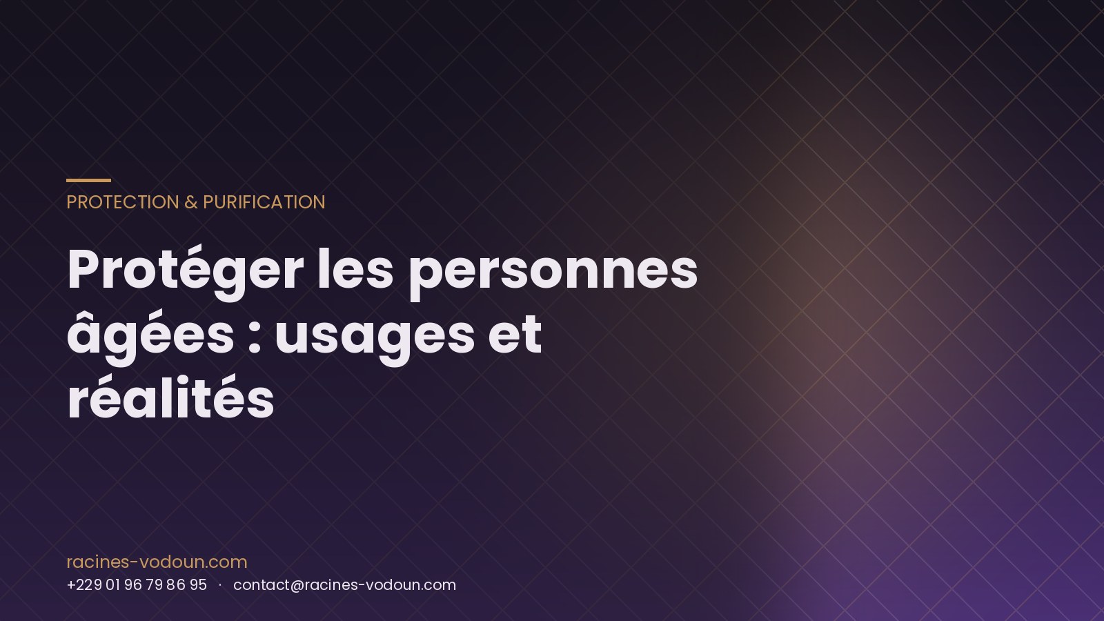 Protéger les personnes âgées : usages et réalités