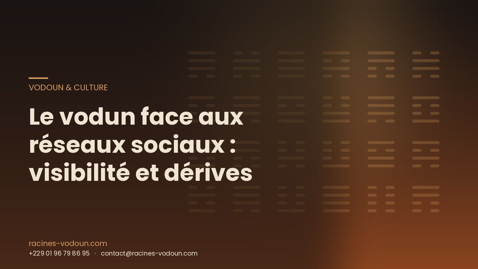 Le vodun face aux réseaux sociaux : visibilité et dérives