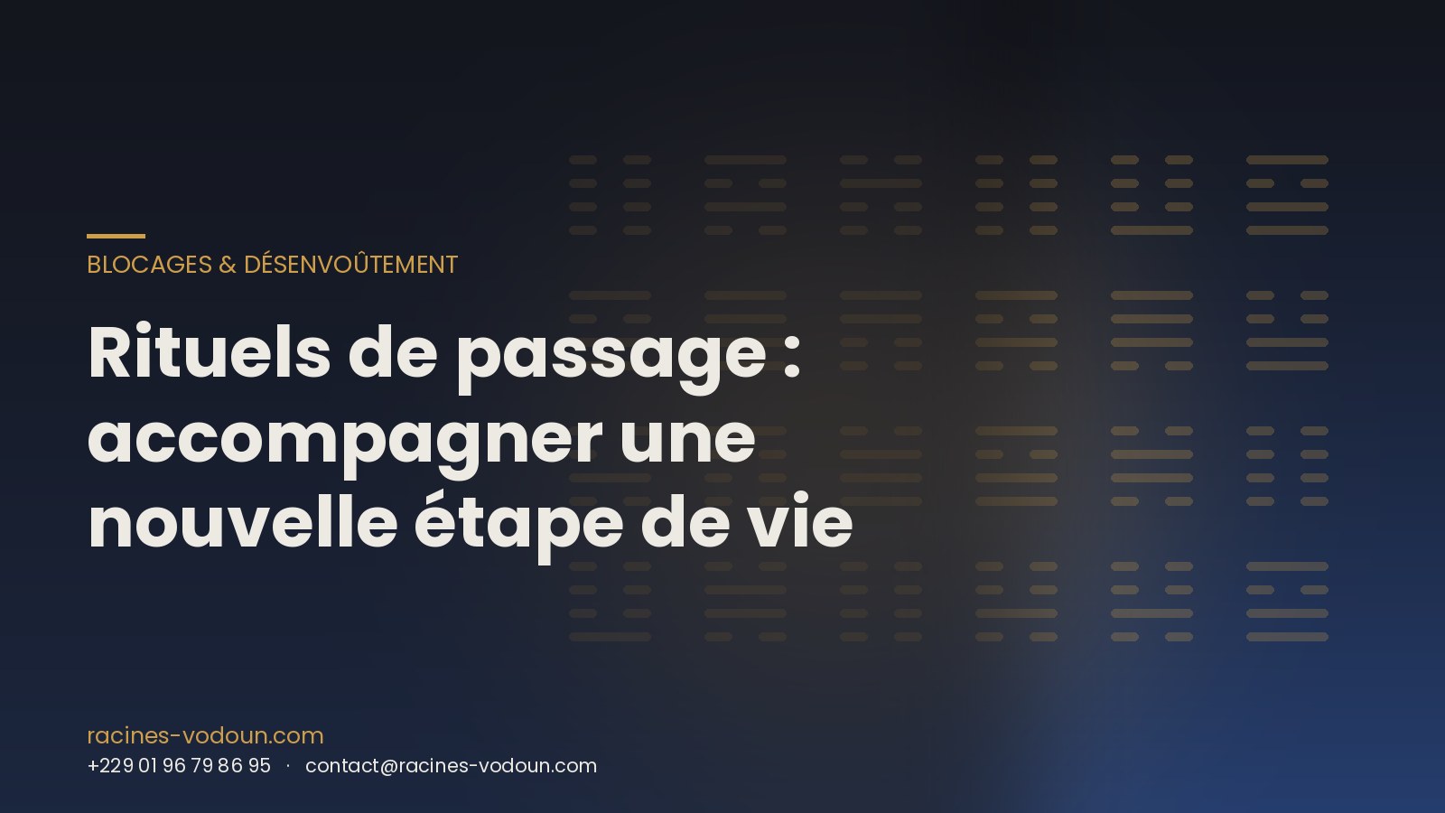 Rituels de passage : accompagner une nouvelle étape de vie