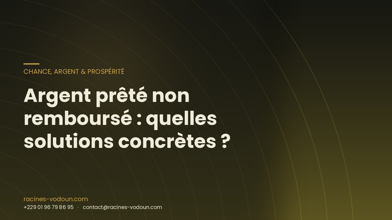 Argent prêté non remboursé : quelles solutions concrètes ?