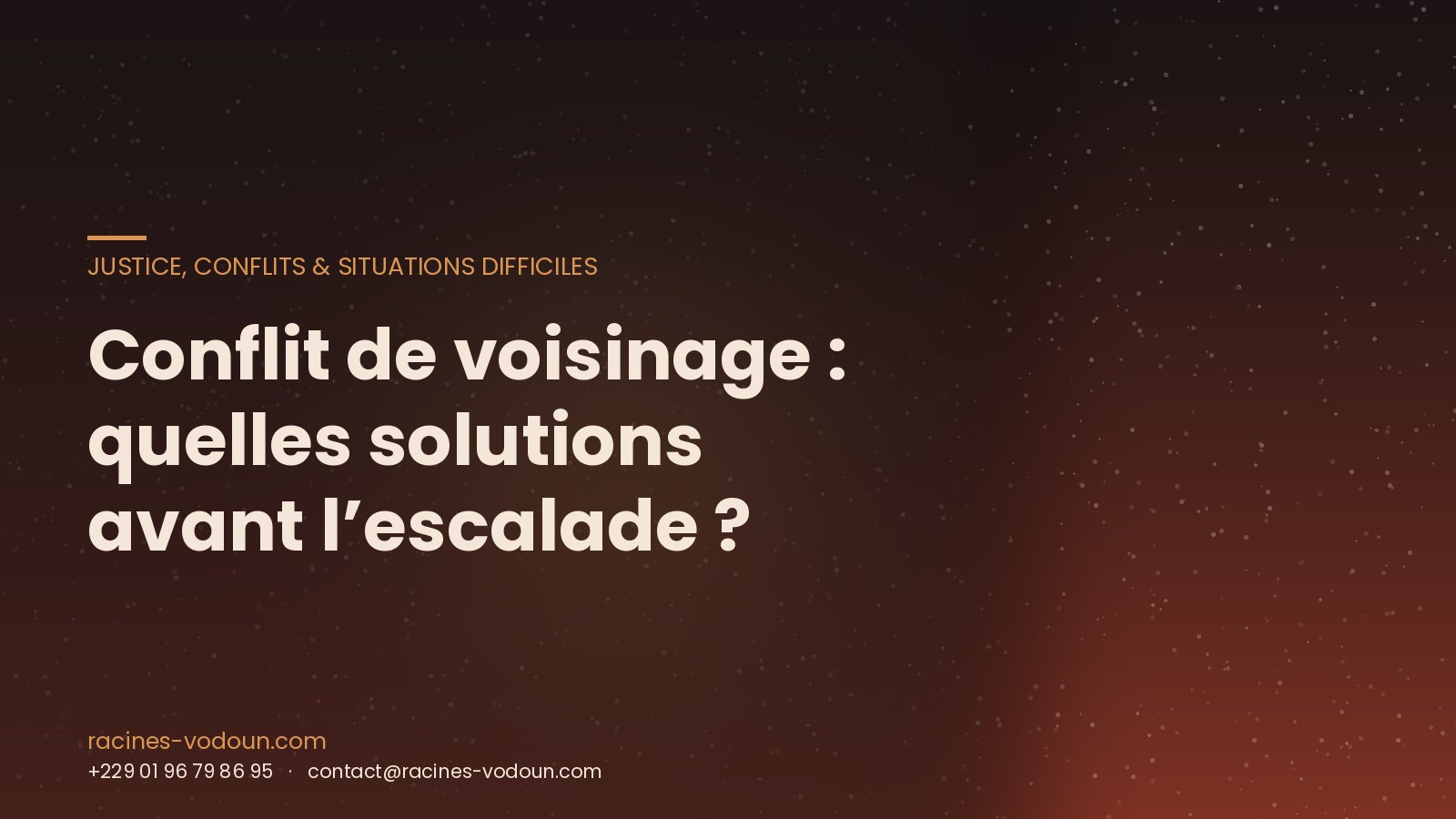 Conflit de voisinage : quelles solutions avant l’escalade ?